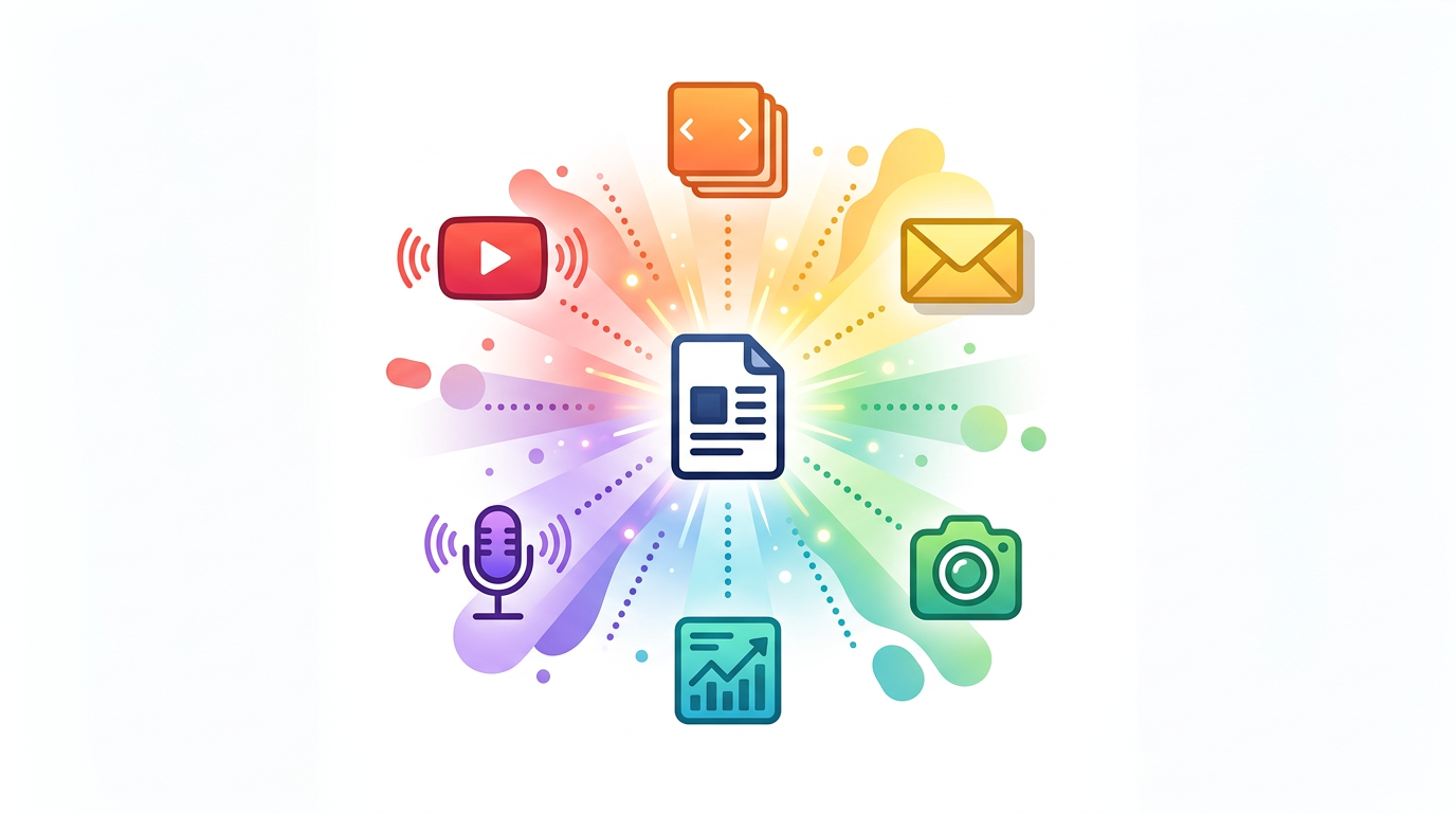 One Blog Post, Ten Pieces of Content: The Repurposing Playbook
