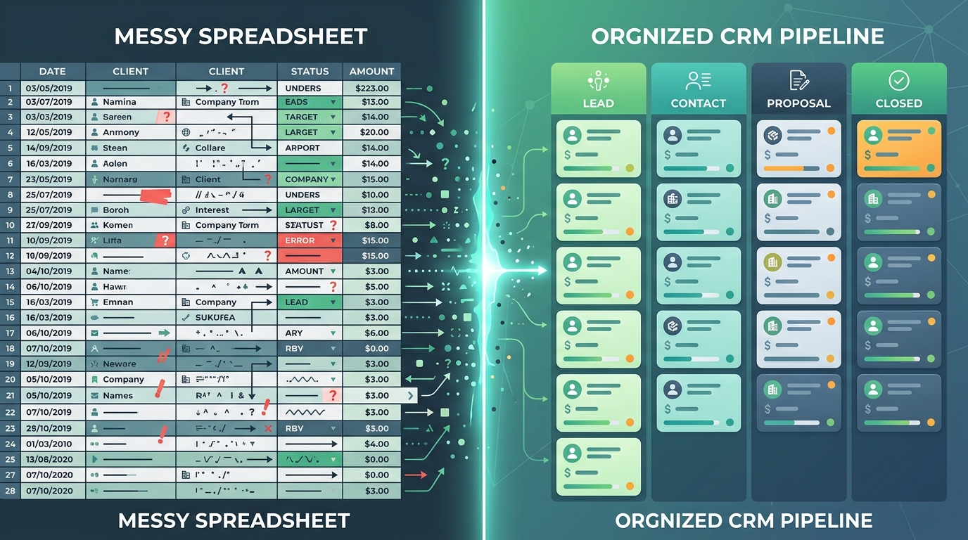 Your Leads Are in a Spreadsheet. That's Why You're Losing Them.
